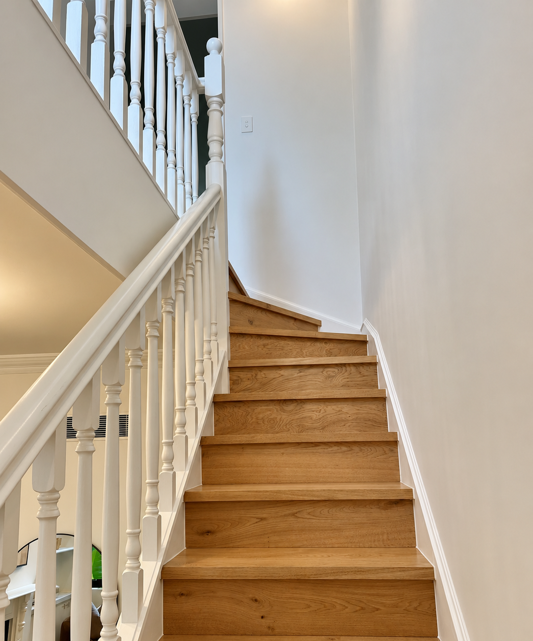 Safer replacement staircase with timber treads in a Paddington heritage terrace
